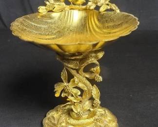 Lot # : 618 - Vintage signed Isabel Gallin metal trinket dish