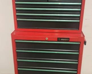 Lot # : 507e - Husky toolbox and contents two pcs