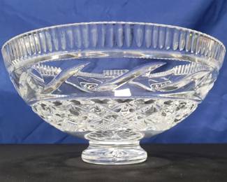 Lot # : 405 - Signed Waterford crystal Ring of Kerry bowl