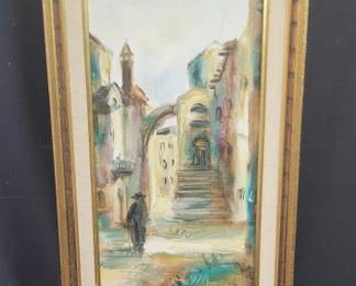 Lot # : 652 - Vintage signed oil painting on canvas