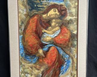 Lot # : 694 - Framed pencil signed Serigraph by Peter Nixon