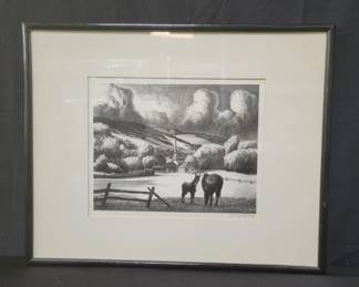 Lot # : 500 - Philip Cheney pencil signed lithograph