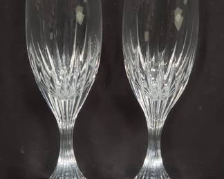 Lot # : 121 - Pair of Baccarat crystal flutes