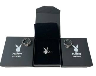 Lot # : 343z - Group of Playboy rings