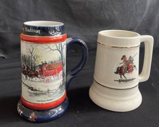 Lot # : 455 - Beer stein mugs