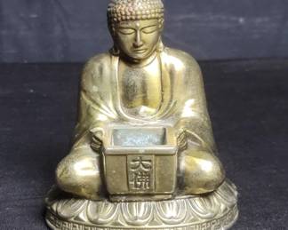 Lot # : 610 - Asian brass buddha burner