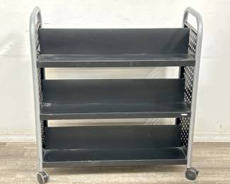 Lot # : 525 - Safco double sided book cart