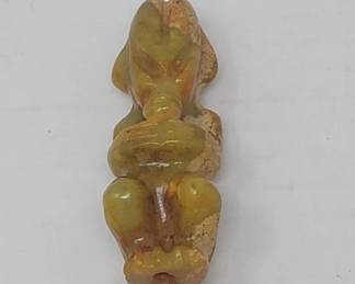 Lot # : 348 - Chinese yellow nephrite sculpture