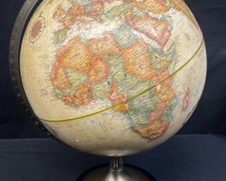 Lot # : 668v - Vintage globe on metal base