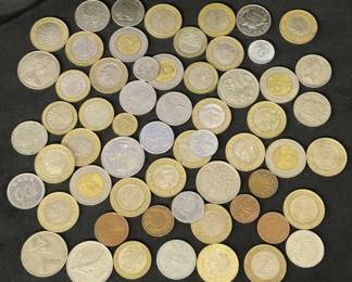 Lot # : 713v - Group of vintage foreign coins