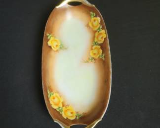 Lot # : 743 - Bavaria signed porcelain Floral bowl