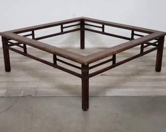 Lot # : 640 - McGuire mid-century coffee table