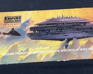 Lot # : 75 - Star Wars empire strikes back portfolio by Ralph Mcquarrie