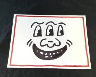 Lot # : 201f - Ink on paper drawing
