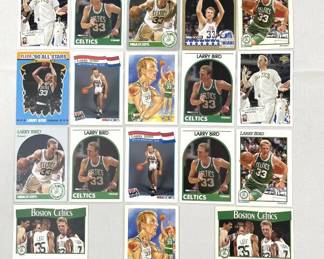 Lot # : 275z - Lot of Larry Bird basketball cards