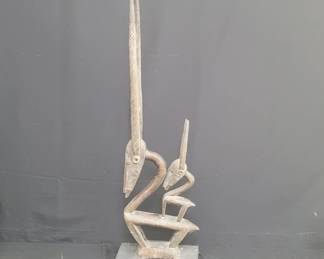 Lot # : 211 - African chiwara carved wood sculpture