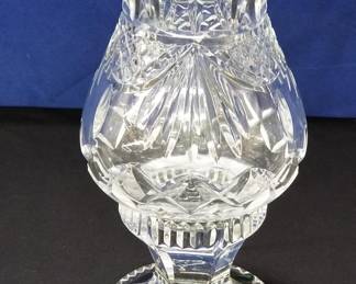 Lot # : 115 - Waterford crystal hurricane lamp