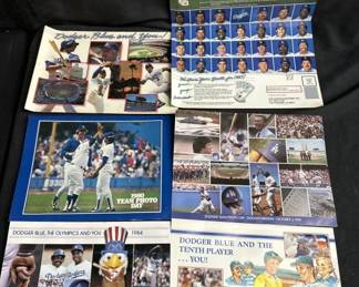 Lot # : 487 - Lot of vintage Dodgers team photo day pictures