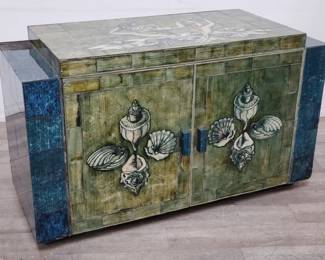 Lot # : 61 - Karin van Leyden on glass credenza