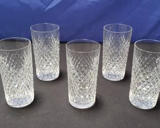 Lot # : 420 - 7 Waterford Alana highball glasses