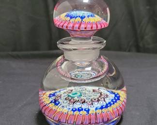 Lot # : 34 - Vintage millefiori glass ink well