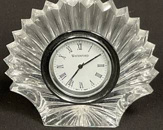 Lot # : 325 - Waterford crystal shell clock