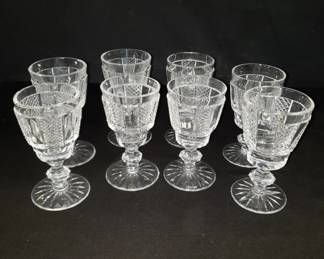 Lot # : 340 - Hibernia by Waterford crystal goblets