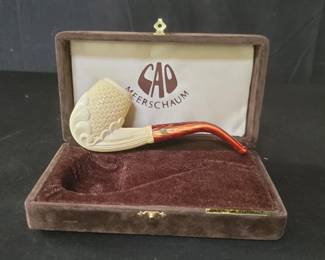 Lot # : 537 - Signed Ismet Bekler meerschaum smoking pipe