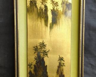 Lot # : 154 - R.E Russell mixed media on board in frame