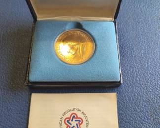 Lot # : 441a - 1976 American Bicentennial Medal Declaration of