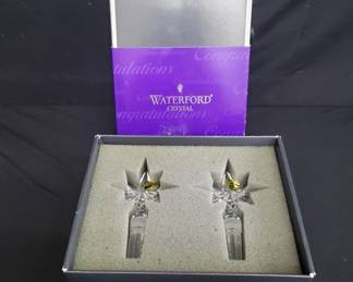 Lot # : 399 - Pair of Waterford crystal bottle stoppers