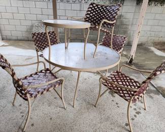 Lot # : 310d - Mid Century Tropitone 7pc garden furniture set