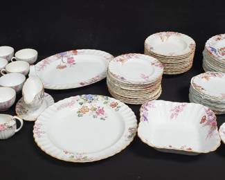 Lot # : 431 - 80 pcs Spode Copeland china chelsea garden pattern