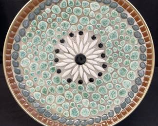 Lot # : 515v - Vintage mid-century mosaic tile dish