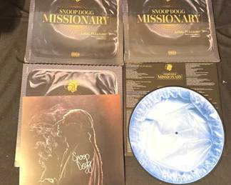 Lot # : 250z - 3 Snoop Dogg signed Missionary vinyl records