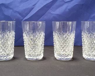 Lot # : 418 - 6 Waterford Alana tumbler glasses