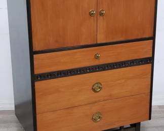 Lot # : 33 - Mid-century modern Asian-style cabinet
