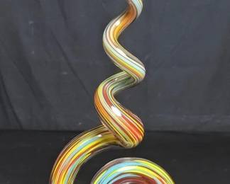 Lot # : 614 - Studio art glass sculpture