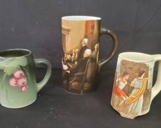 Lot # : 309 - Three ceramic beer steins
