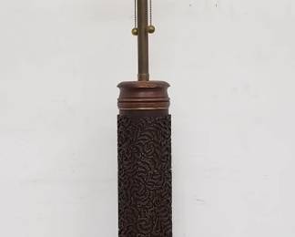 Lot # : 368 - Vintage wallpaper roller lamp, as is