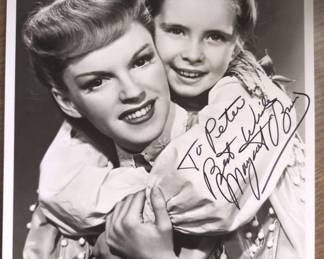 Lot # : 327a - "Meet me in St Louis" Margaret O'Brien autographed