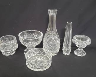 Lot # : 392 - Group of Waterford crystal items