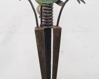 Lot # : 544 - Ted Rosenthal abstract polychrome steel