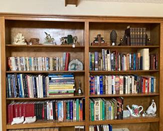 books, bookends, etc.