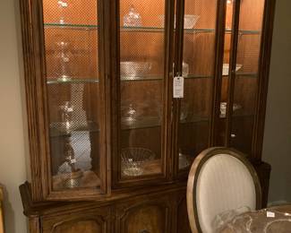china cabinet, glassware