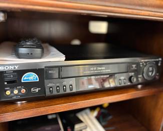 Sony VHS player