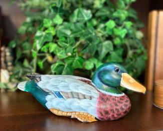 Hand painted duck