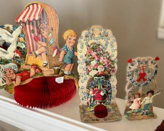 Vintage valentines cards