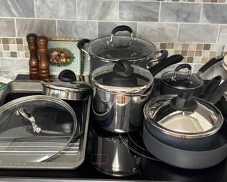 Pots, pans, kitchen ware