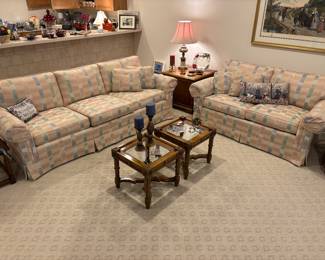 Couches, end tables